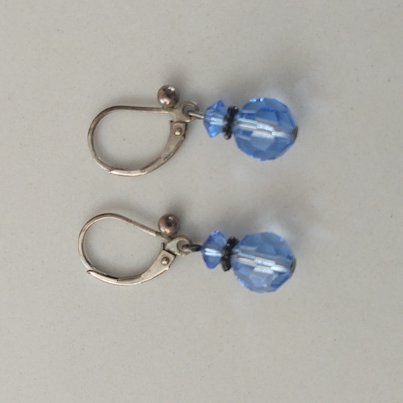 Blue earrings - Picture 2 of 2